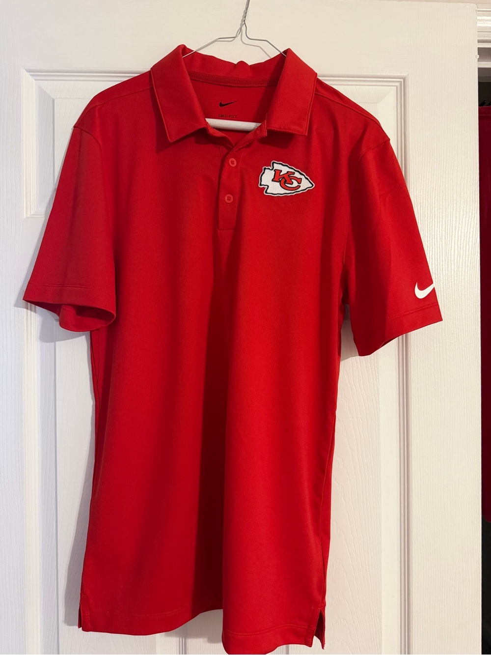 Nike Red Chiefs Polo with Team Patch